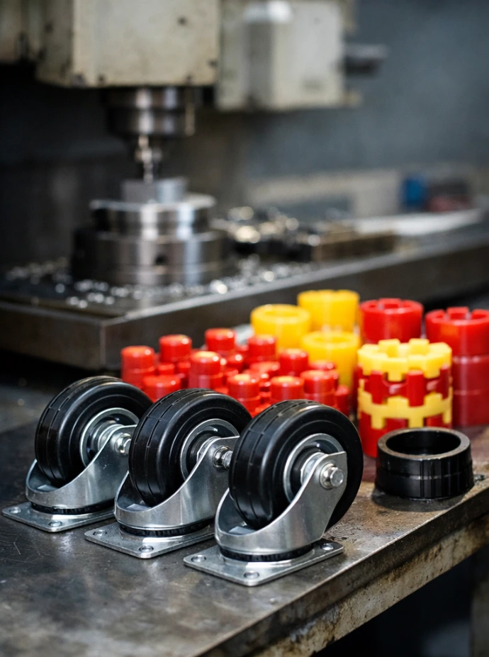 Heavy duty polyurethane wheels
