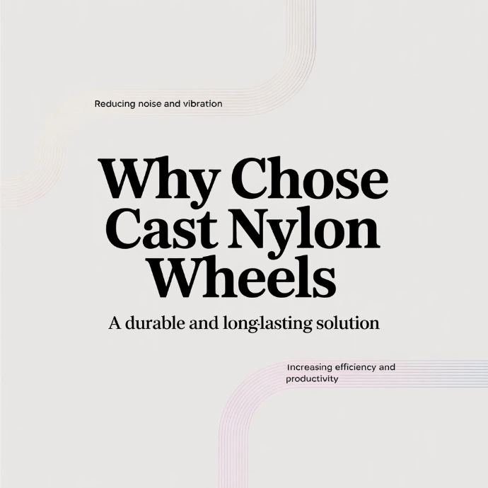 Cast Nylon Wheel for Material Handling