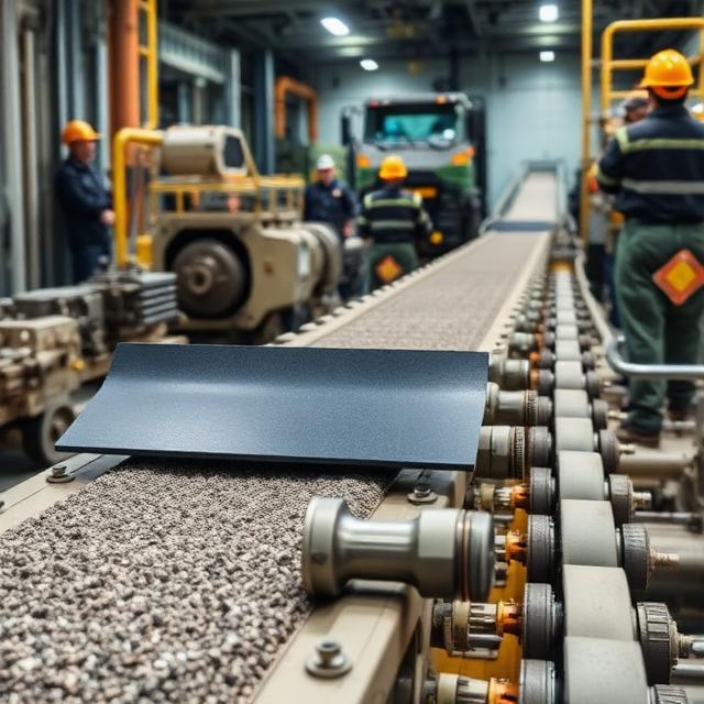 Advantages of industrial polyurethane and cast nylon components used in mining conveyor systems for wear resistance and heavy-duty applications.