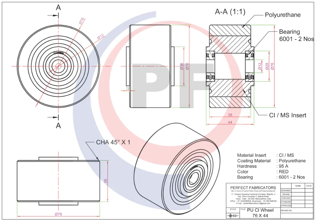 76 X 44 PU CI Wheel Technical Detail Drawing.webp
