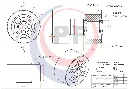 76 X 44 PU CI Wheel Technical Detail Drawing.webp