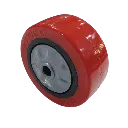 75 X 32 PU Wheel I-Section Black - Insert, Black - PU, Silver - Cover BRS - 6-Photoroom.webp