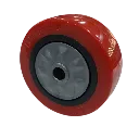 75 X 32 PU Wheel I-Section Black - Insert, Black - PU, Silver - Cover BRS - 5-Photoroom.webp