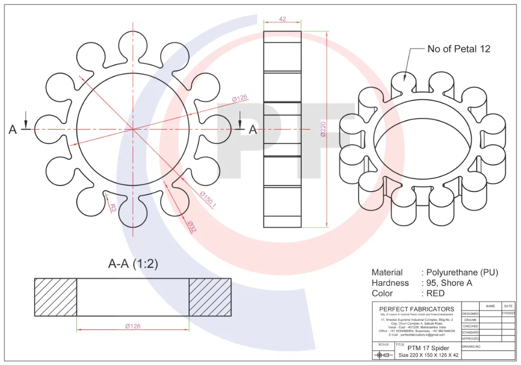 PTM17 Spider 220X150X126X42 Technical Details.webp