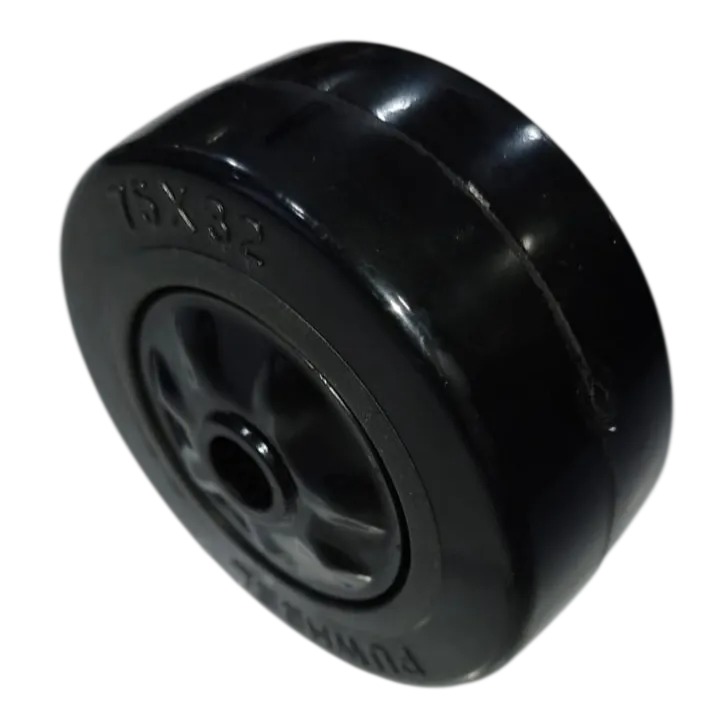 75 X 32 PU Wheel I-Section Black - Insert, Black - Cover, Black - PU - 3.webp