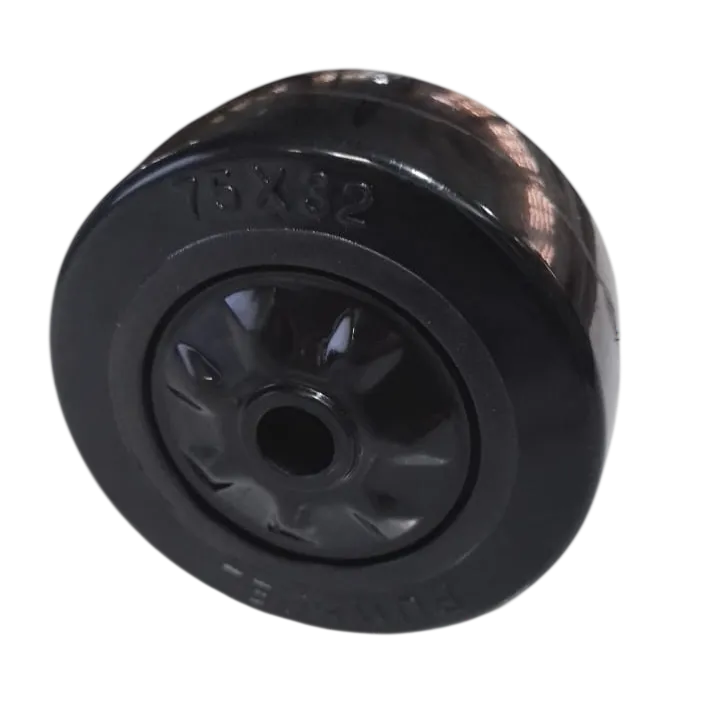 75 X 32 PU Wheel I-Section Black - Insert, Black - Cover, Black - PU - 2.webp