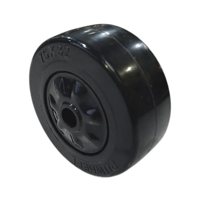 75 X 32 PU Wheel I-Section Black - Insert, Black - Cover, Black - PU - 4.webp