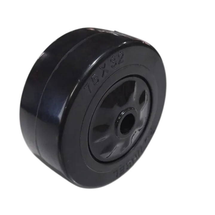 75 X 32 PU Wheel I-Section Black - Insert, Black - Cover, Black - PU - 5.webp
