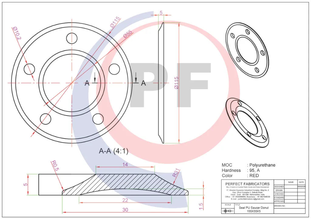 Sourcer Donut 115 X 55 X 5 20260313 PU 02B - Technical Details.webp