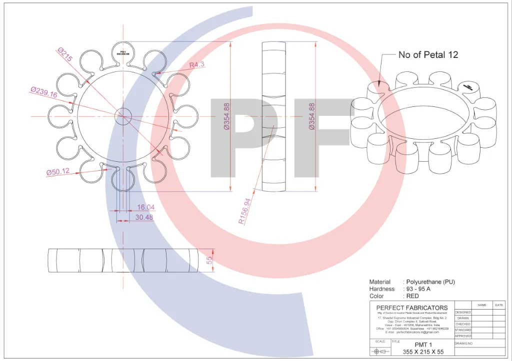 PTM 1 355 X 215 X 55 Technical detail drawing.webp