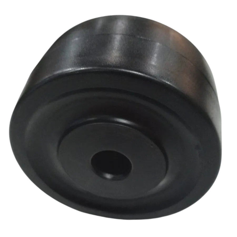 Wheel, PP, 100X50, Block, Black, Cond
