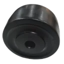 Wheel, PP, 100X50, Block, Black, Cond