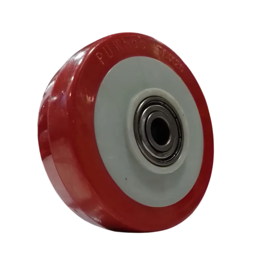 Wheel, PU, 75X25, Block