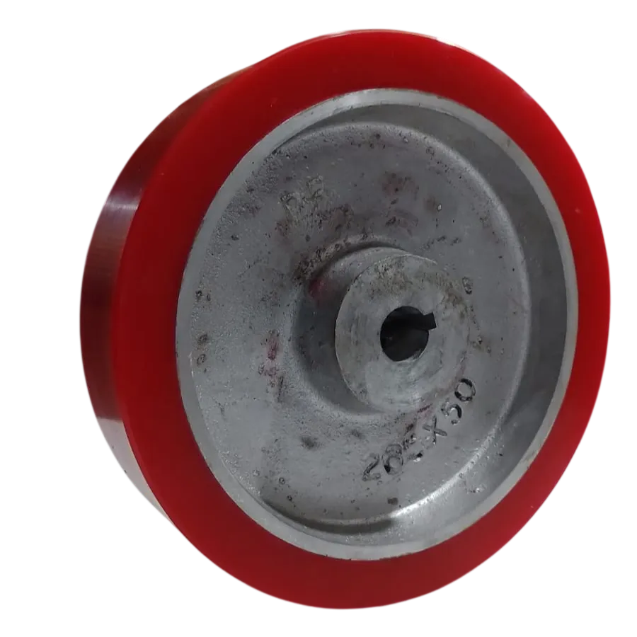 Wheel, PU/AL, 200X50
