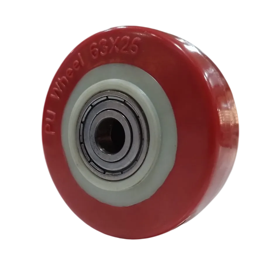 Wheel, PU, 65X25, Block