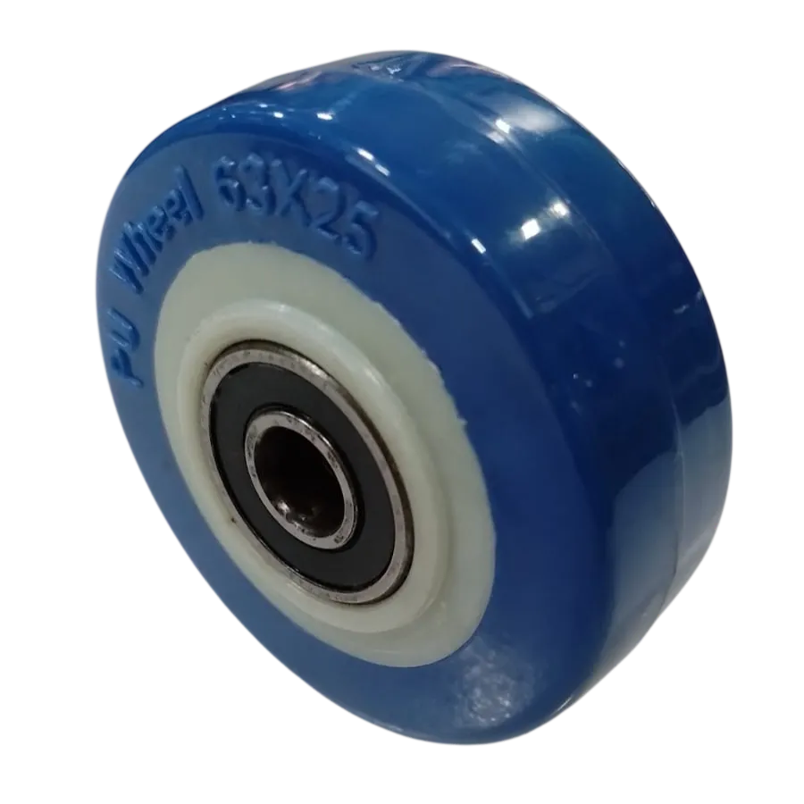 Wheel, PU, 65X25, Block, A/S