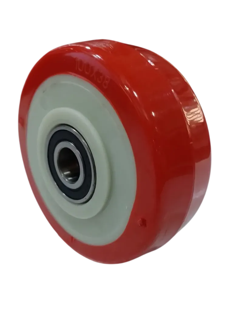Wheel, PU, 100X38, Block