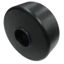 Wheel, PP, 125X50, Block, Black, Cond