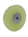 Wheel, PU/AL, 63X10/22