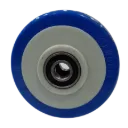 Wheel, PU, 125X38, Block, A/S