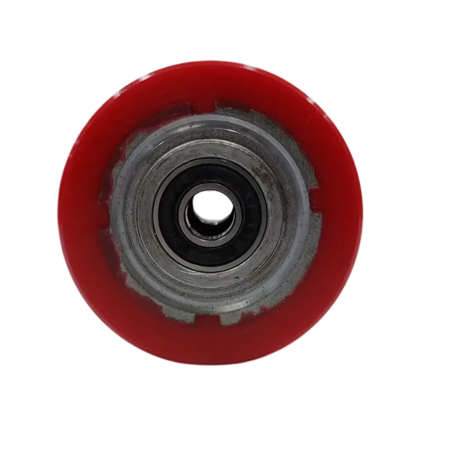 Wheel, PU/CI, 76X34X44