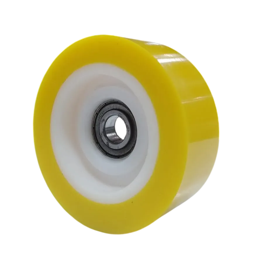 Wheel, PU/PP, 100X38, Coating
