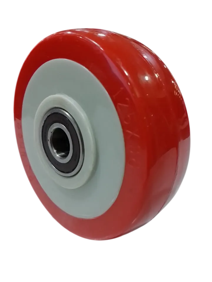 Wheel, PU, 125X38, Block