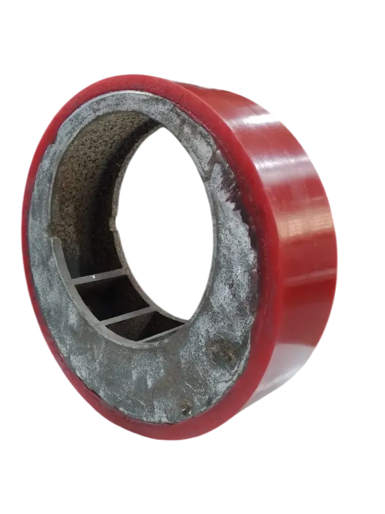 Wheel, PU/AL, 342X320X100, Coating