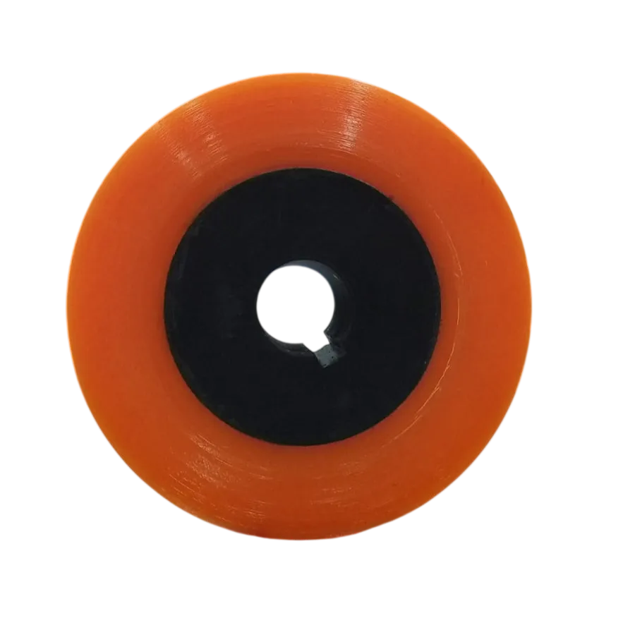 Roller, PU/NY, 100X60X40, 'v' Coating