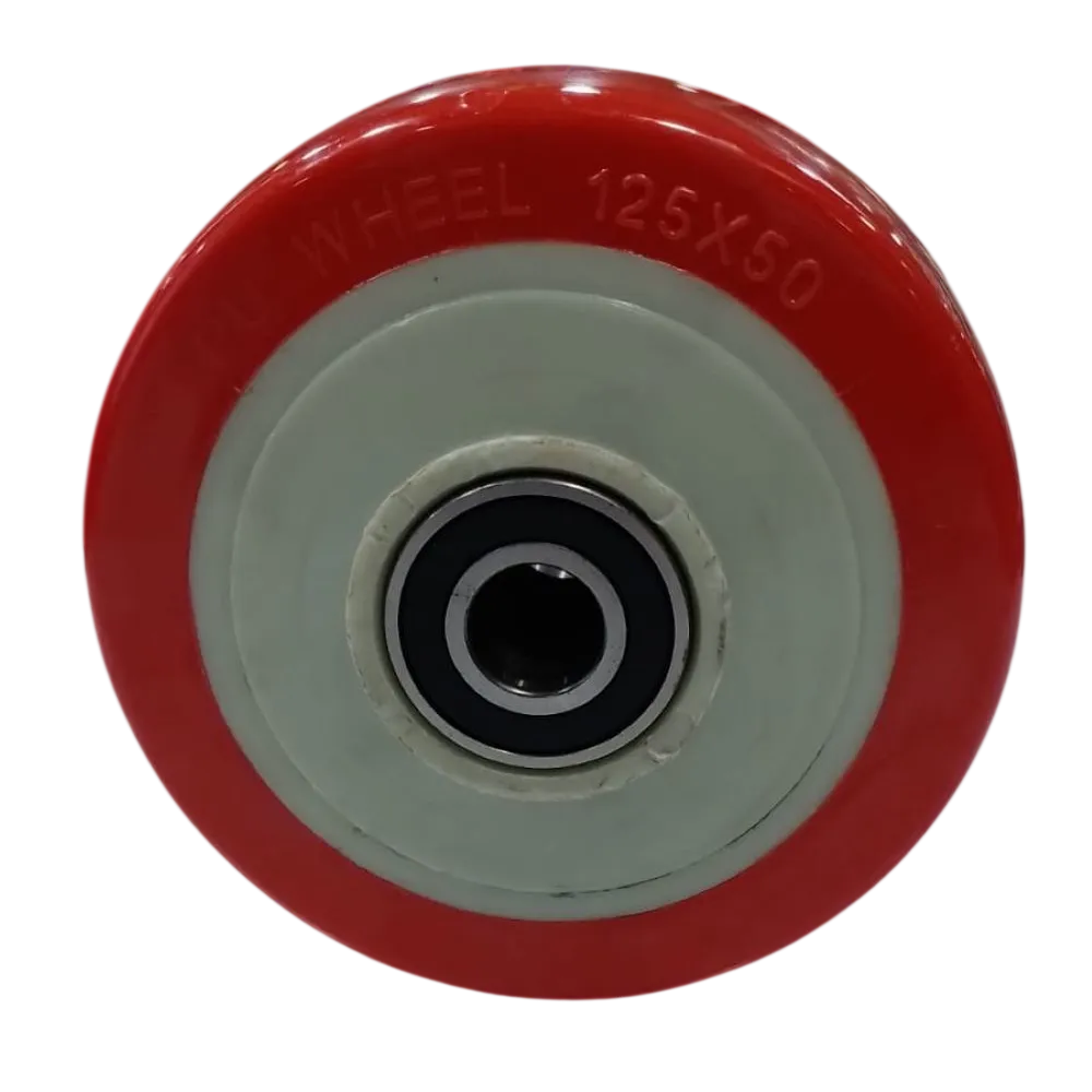 Wheel, PU, 125X50, Block