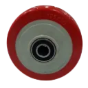 Wheel, PU, 125X50, Block