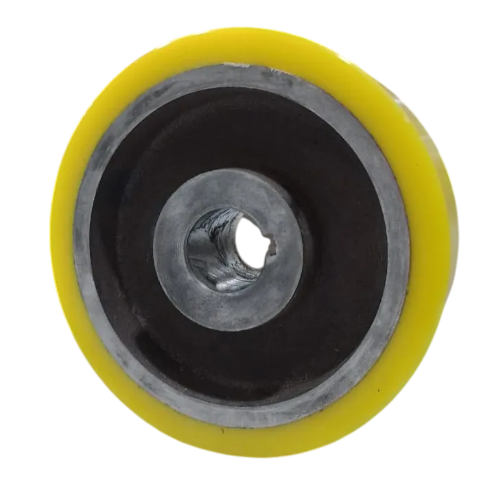 Wheel, PU/CI, 200X65