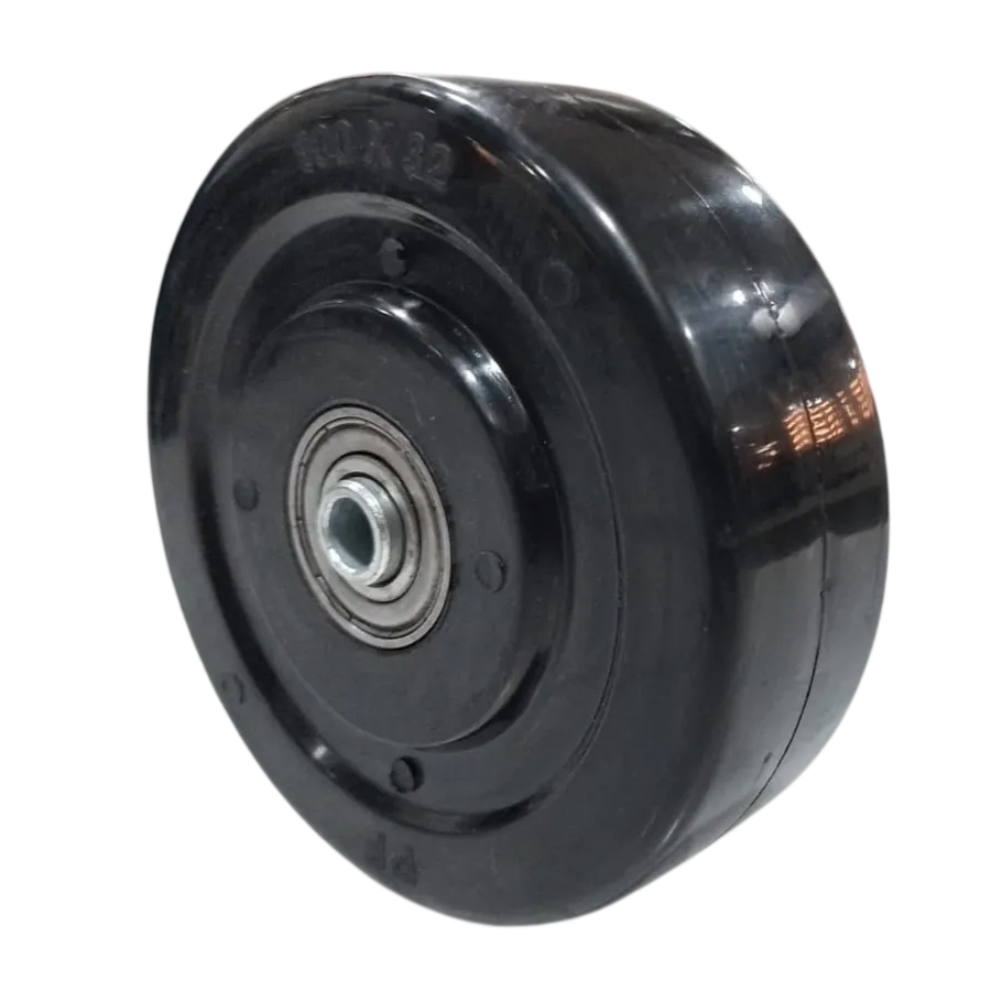 Wheel, ER, 100X32, Cond, Black