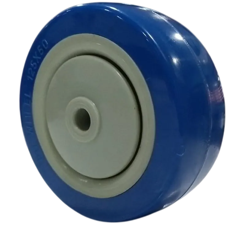Wheel, PU, 125X50, A/S