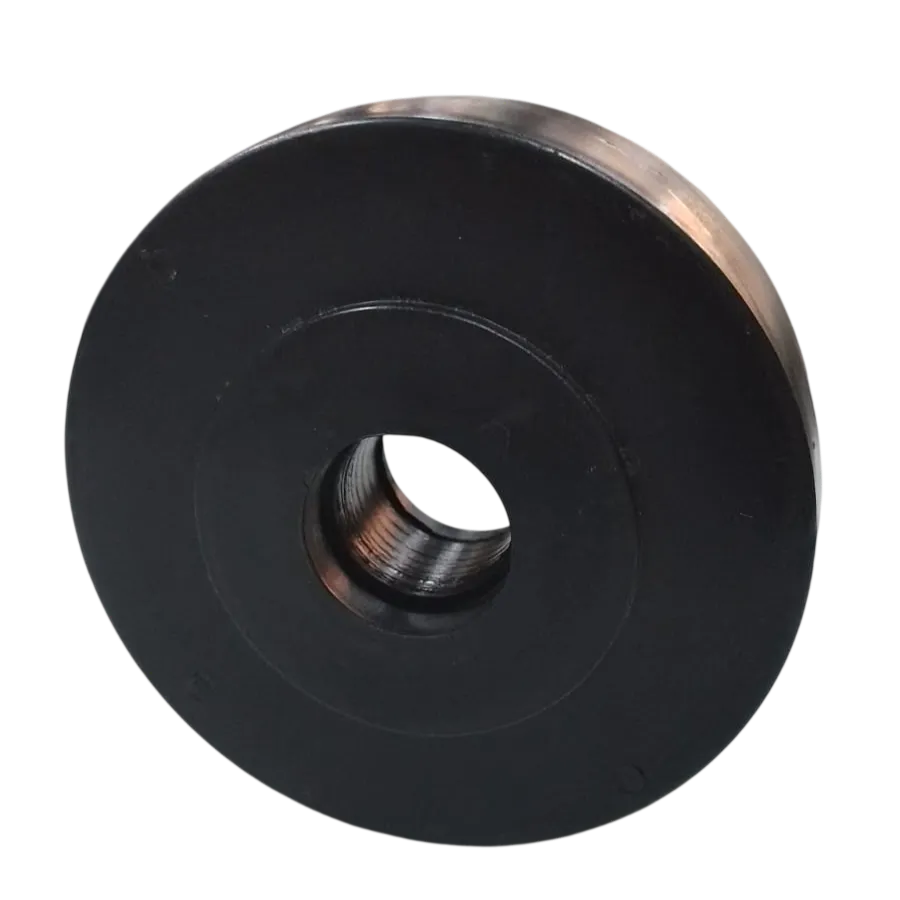 Wheel, PP, 100X32, Block, Black, Cond