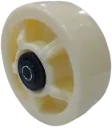 Wheel, PP, 125X50, RIB